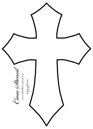 catholic cross template