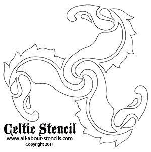 Celtic Stencil from all-about-stencils.com