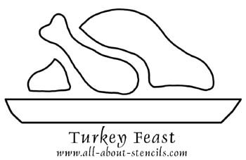 Thanksgiving Stencil from www.all-about-stencils.com